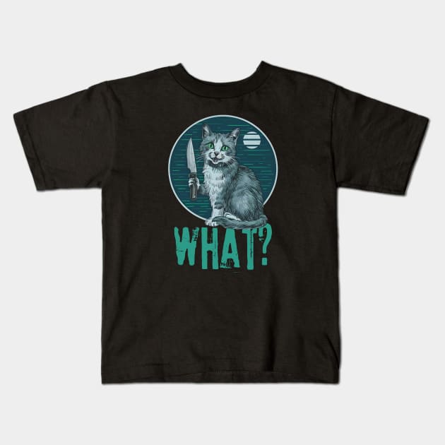 Killer Cat Kids T-Shirt by Inktopolis